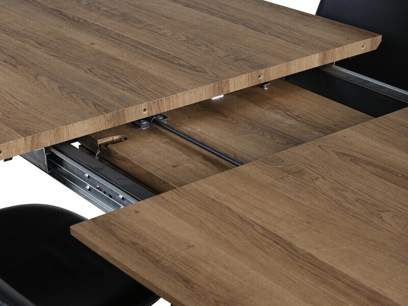 Маса и столове за трапезария Dallas 330 (Черен)