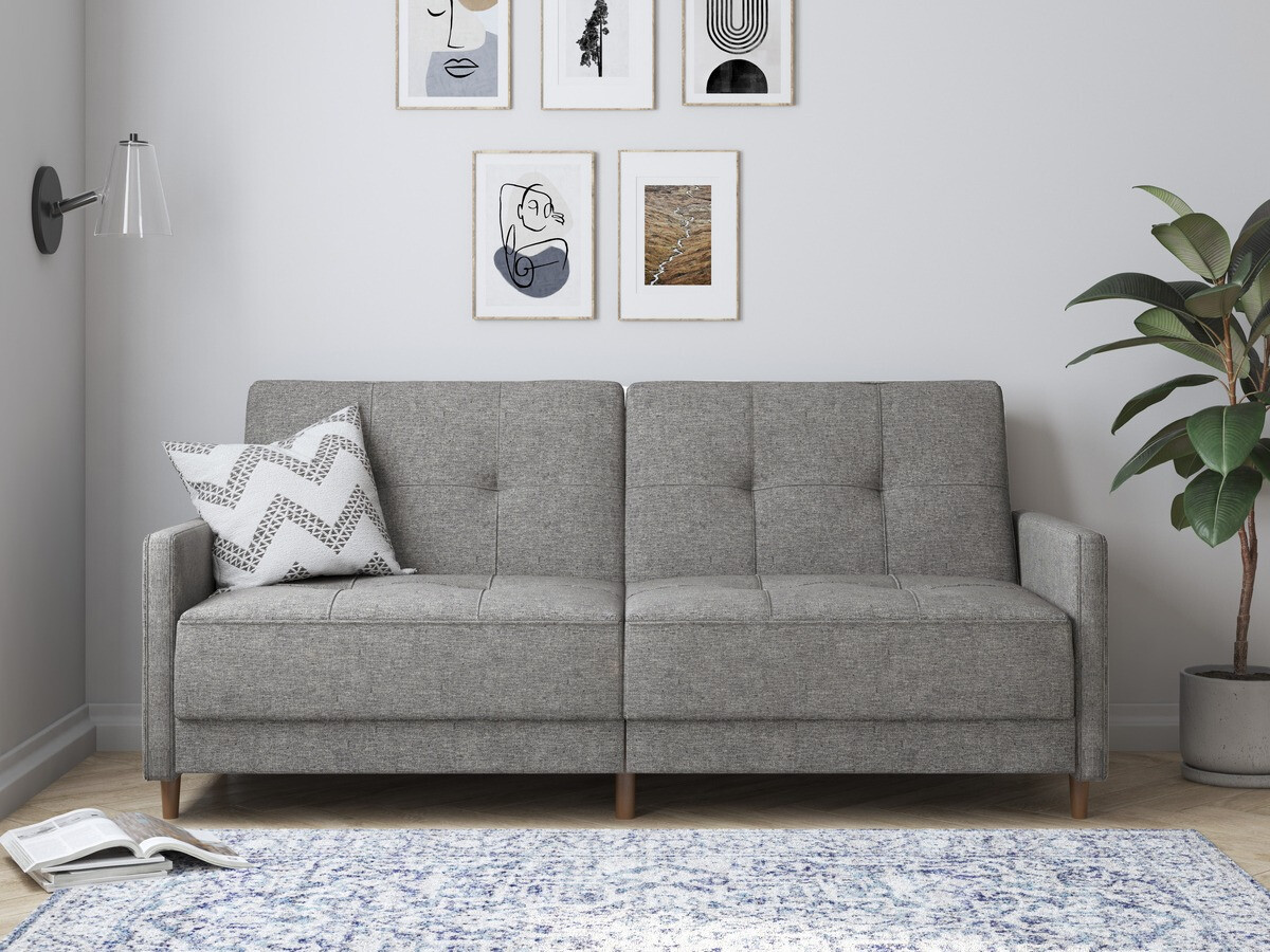 Разтегателен диван Tulsa 112 (Сив)