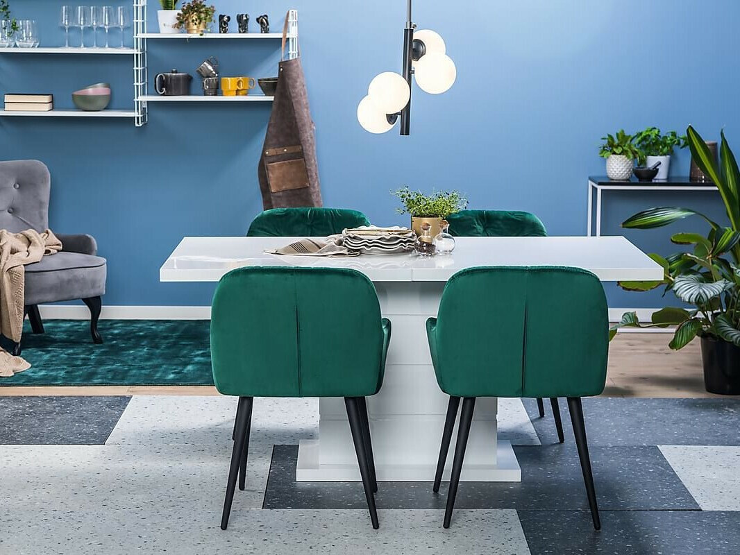 Маса и столове за трапезария Scandinavian Choice 791 (Зелен)