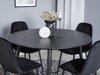 Маса и столове за трапезария Dallas 1183 (Черен)