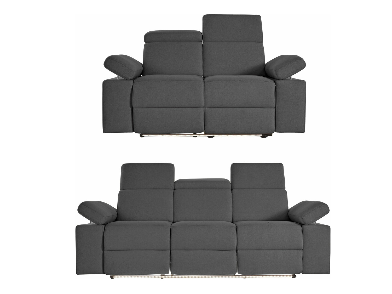 Комплект мека мебел Denton 725 (Антрацит)