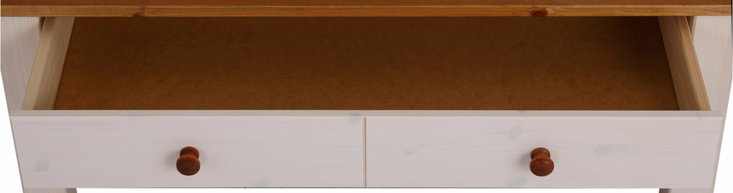 Масичка за кафе Denton 754 (Бял + Меден дъб)