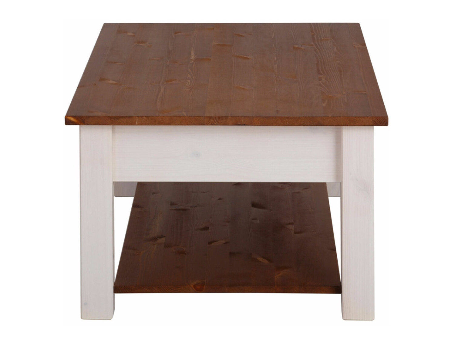 Масичка за кафе Denton 754 (Бял + Меден дъб)