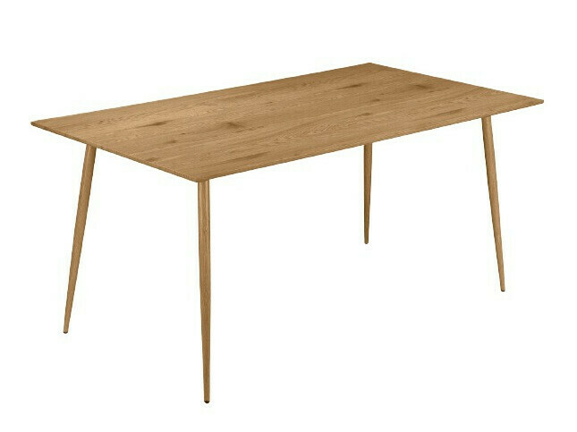 Маса и столове за трапезария Denton 764 (Антрацит + Дъб)