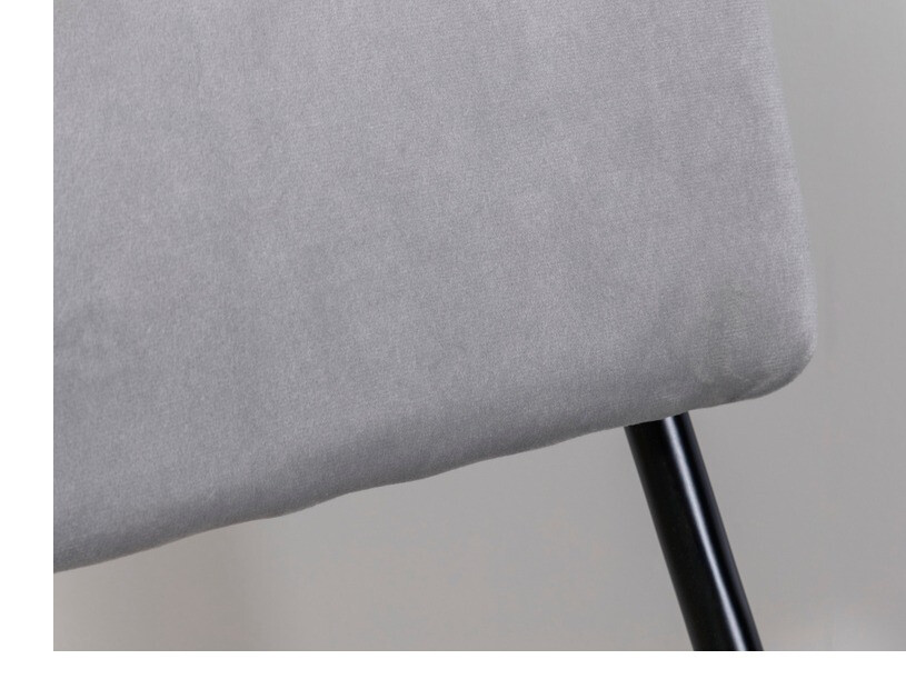 Стол Dallas 2613 (Светло сив + Черен)