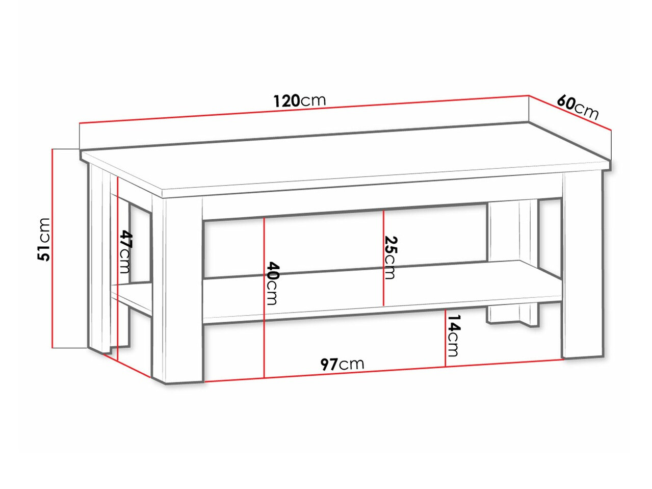Масичка за кафе Ferdore 149