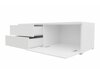 ТВ шкаф Nashville 129 (Бял + Черен гланц)