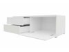 ТВ шкаф Nashville 130 (Бял + Черен гланц)