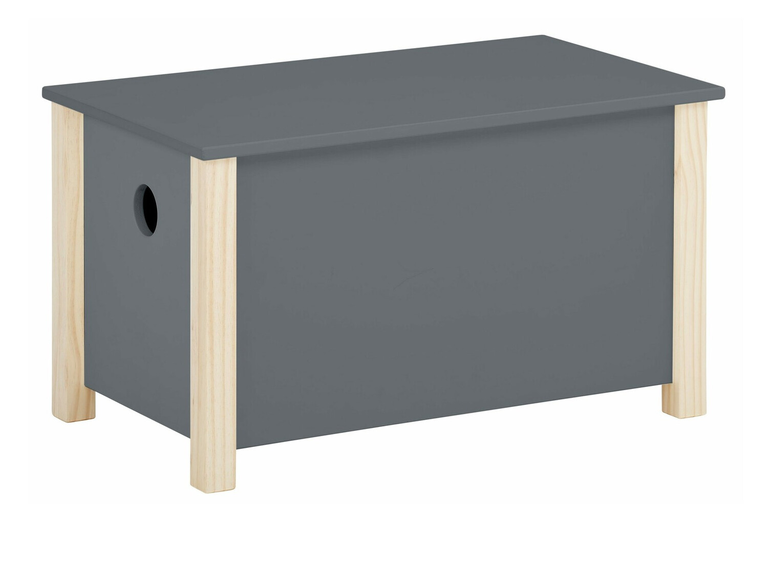 Кутия за съхранение Fenmele 108 (Сив + Ярък дърво)