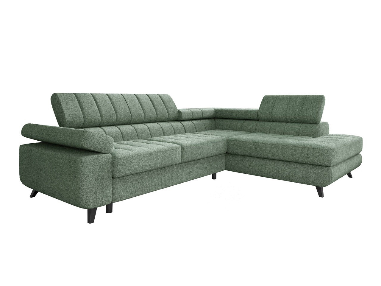 Ъглов диван Comfivo Agnus (Boucle Abriamo 10)