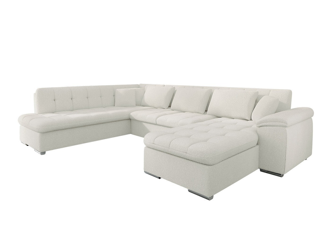 Ъглов диван Comfivo Gemma V (Boucle Baloo 2073)