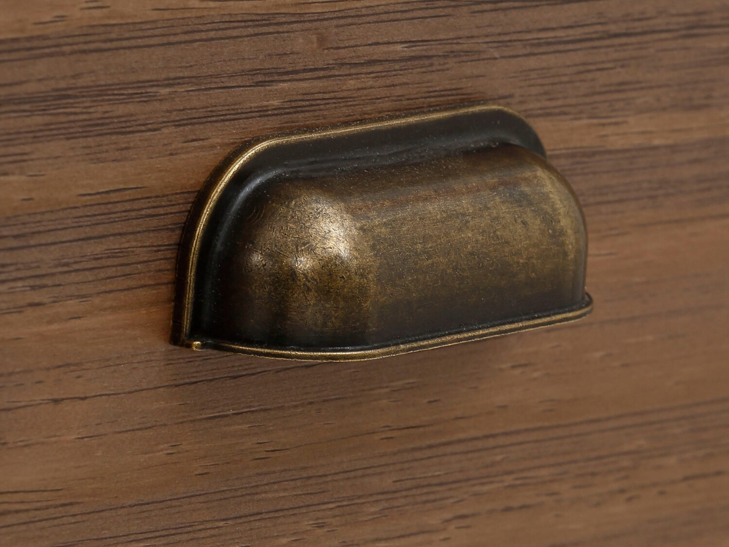 Нощно шкафче Tivmeri 101 (Сив + Кафяв)