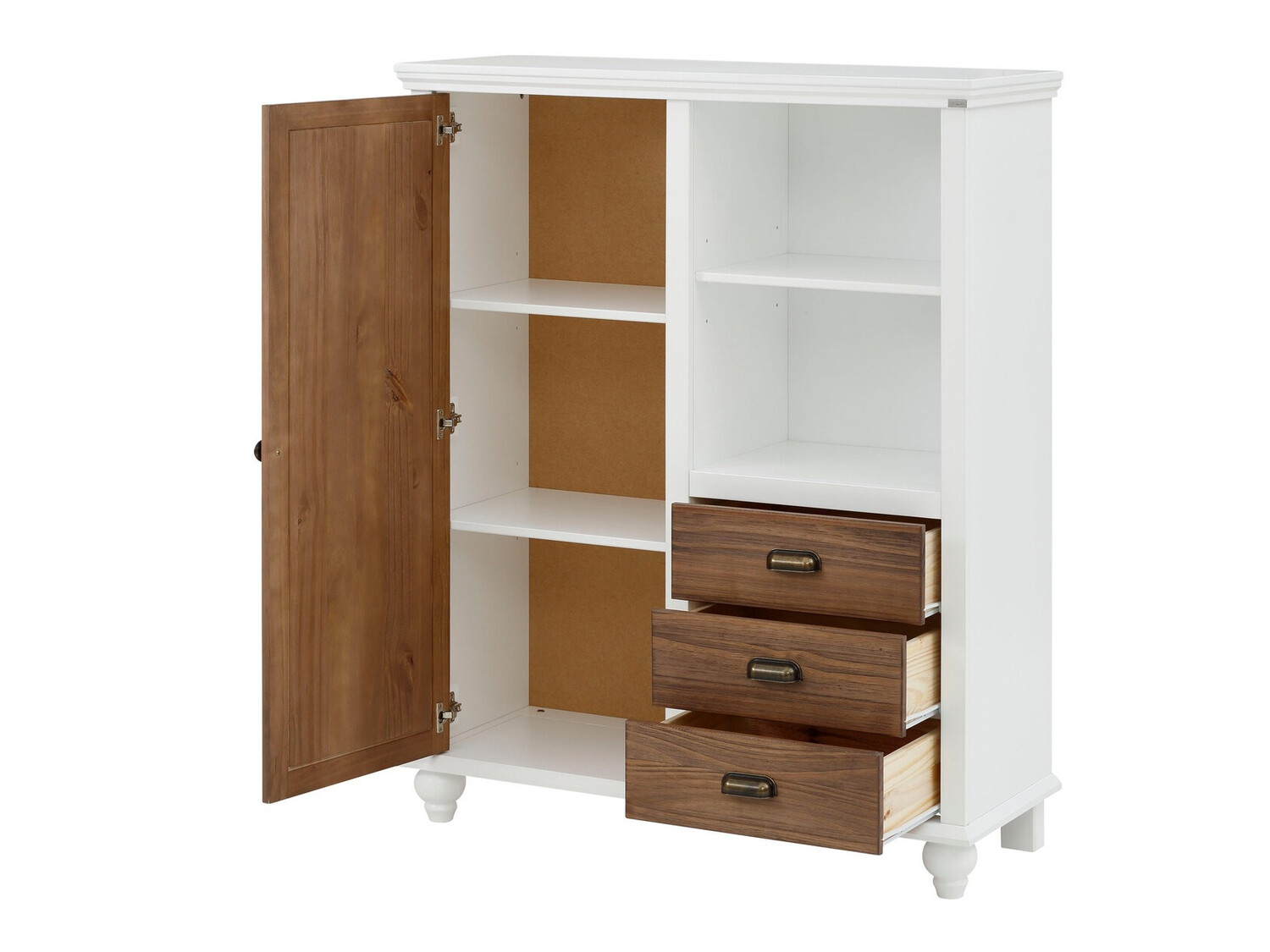 Скрин Tivmeri 103 (Бял + Кафяв)