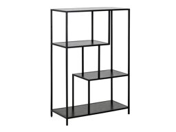 Етажерка Norsica Sevferi 103 (Черна пепел + Черен)