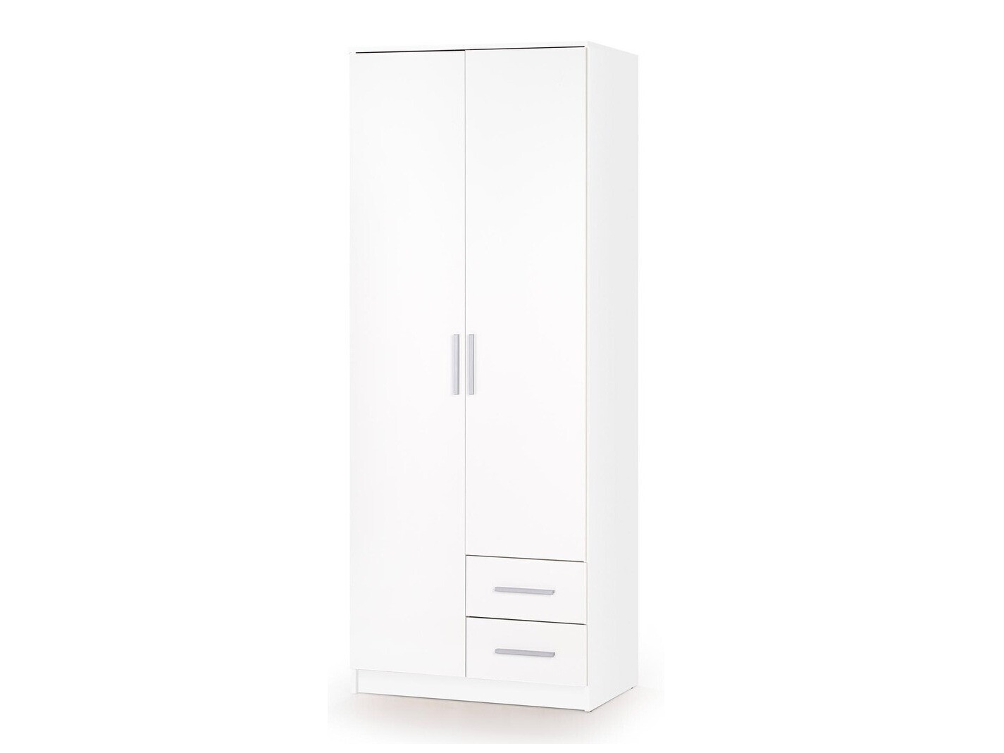 Гардероб Cirveso 112 (Бял + Бял гланц)