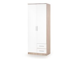 Гардероб Cirveso 112 (Сонома дъб + Бял гланц)