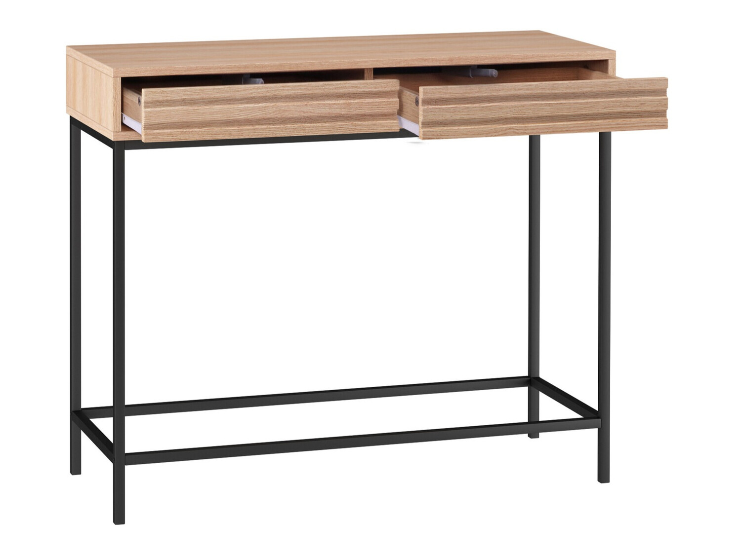 Конзолна маса Denton 846 (Черен + Дъб)