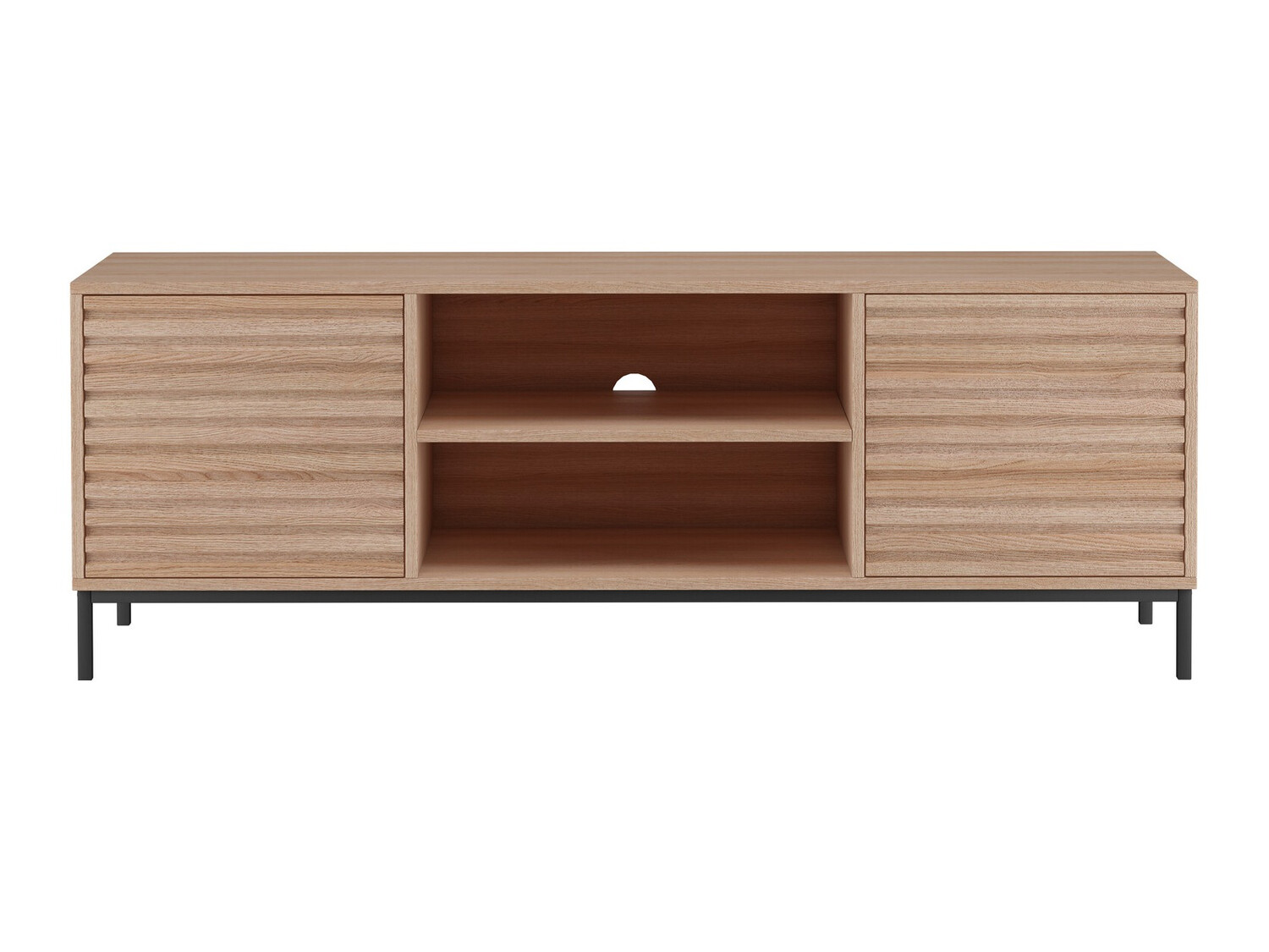 ТВ шкаф Denton 844 (Черен + Дъб)