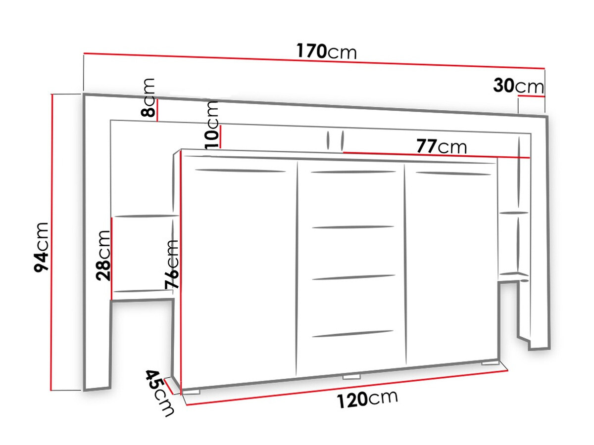 Скрин Aestas (Бял + Черен гланц)