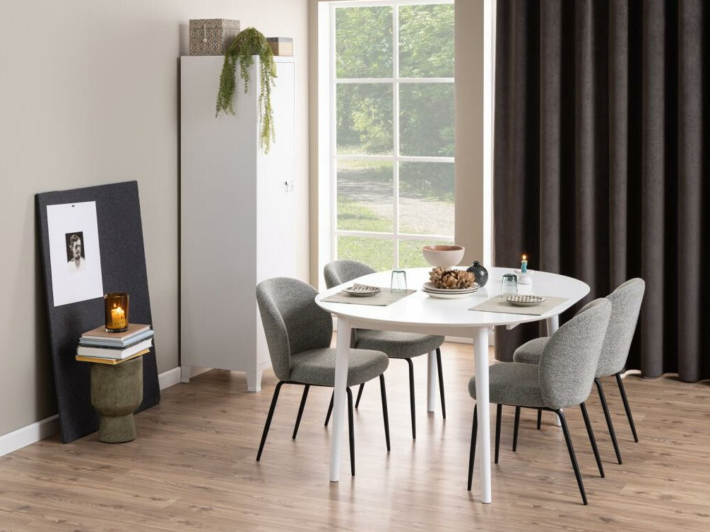 Стол Norsica 389 (Сив + Черен)