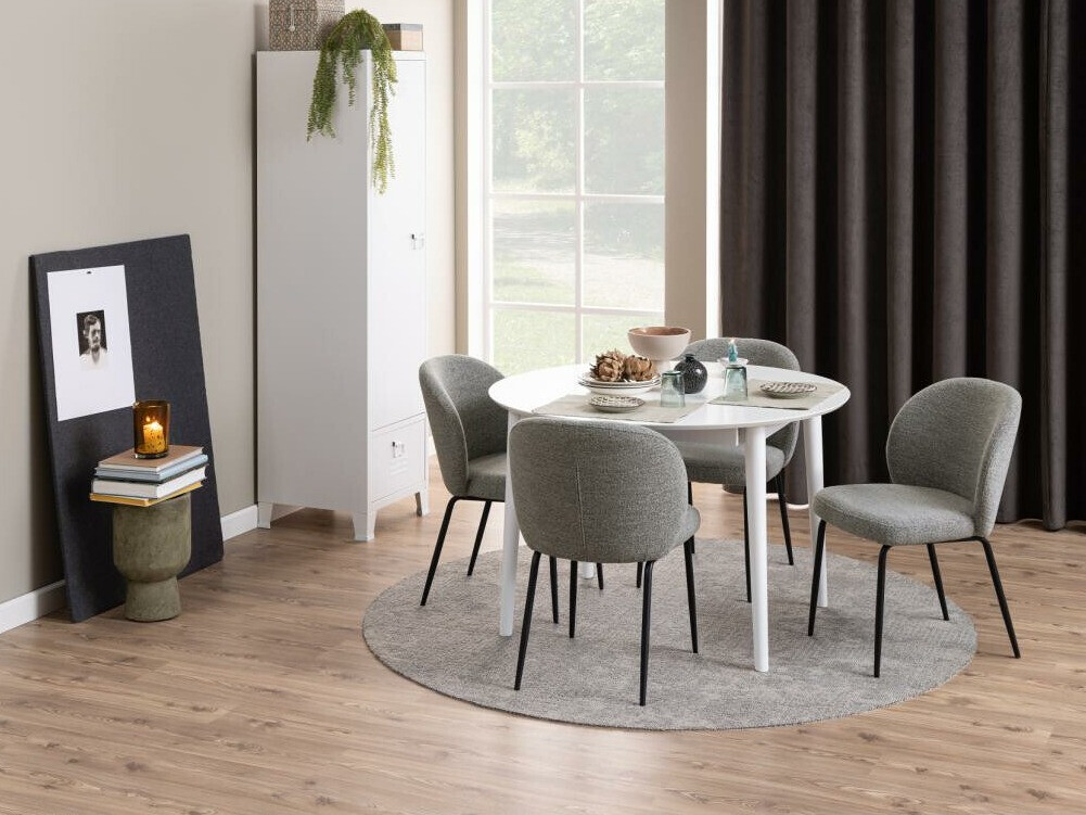 Стол Norsica 389 (Сив + Черен)