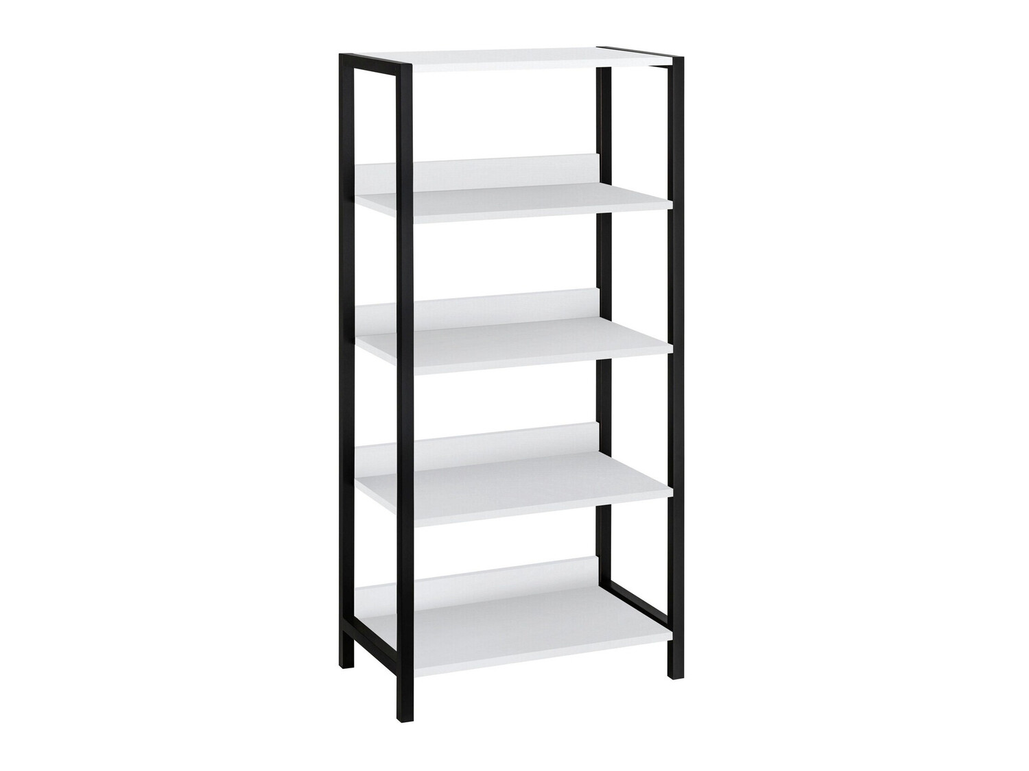 Етажерка Larnovo 108 (Бял + Черен)