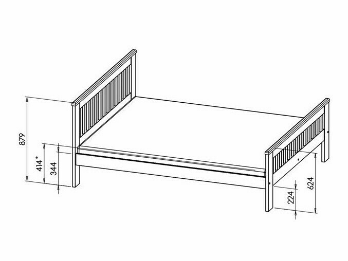 Легло Ogden 162 (Антрацит)