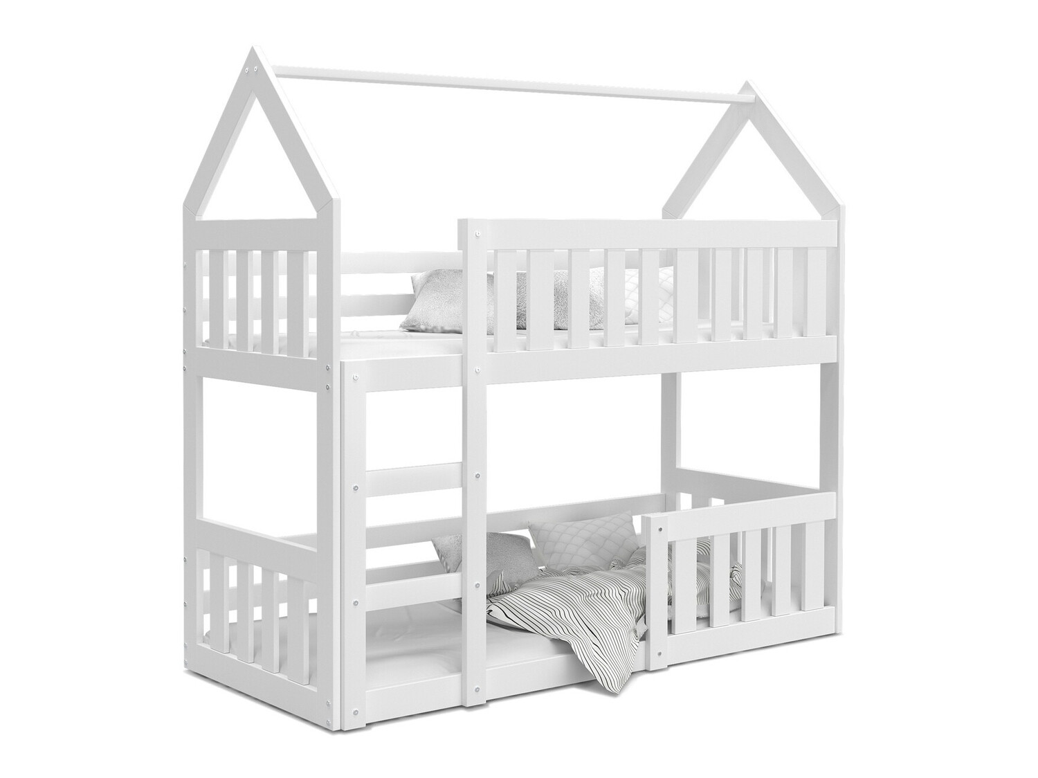 Двуетажно легло Aurora 175 (Бял)