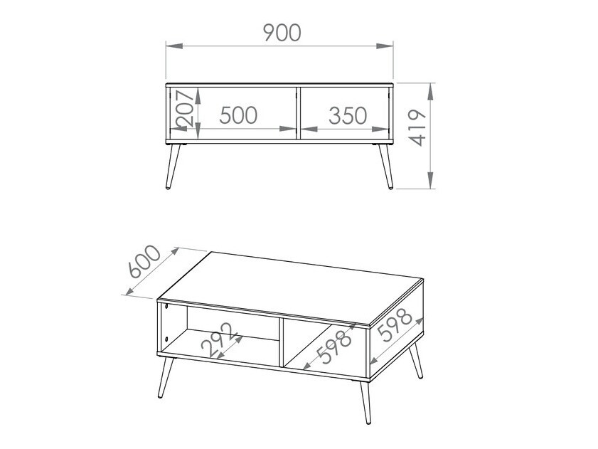 Масичка за кафе Elbrevi 107