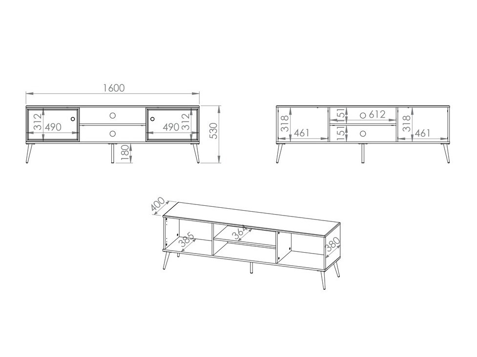 ТВ шкаф Elbrevi 105