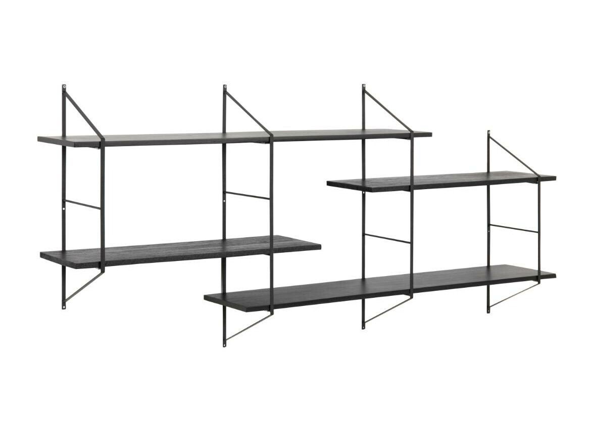 Стенна етажерка Norsica 447 (Черен)