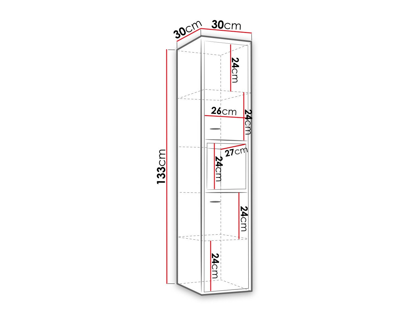 Окачен шкаф за баня Velum (Черен + Artisan дъб)