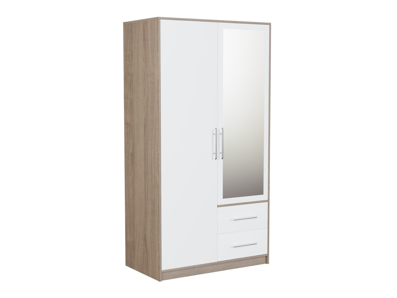 Гардероб Cavmero 104 (Сонома дъб + Бял)