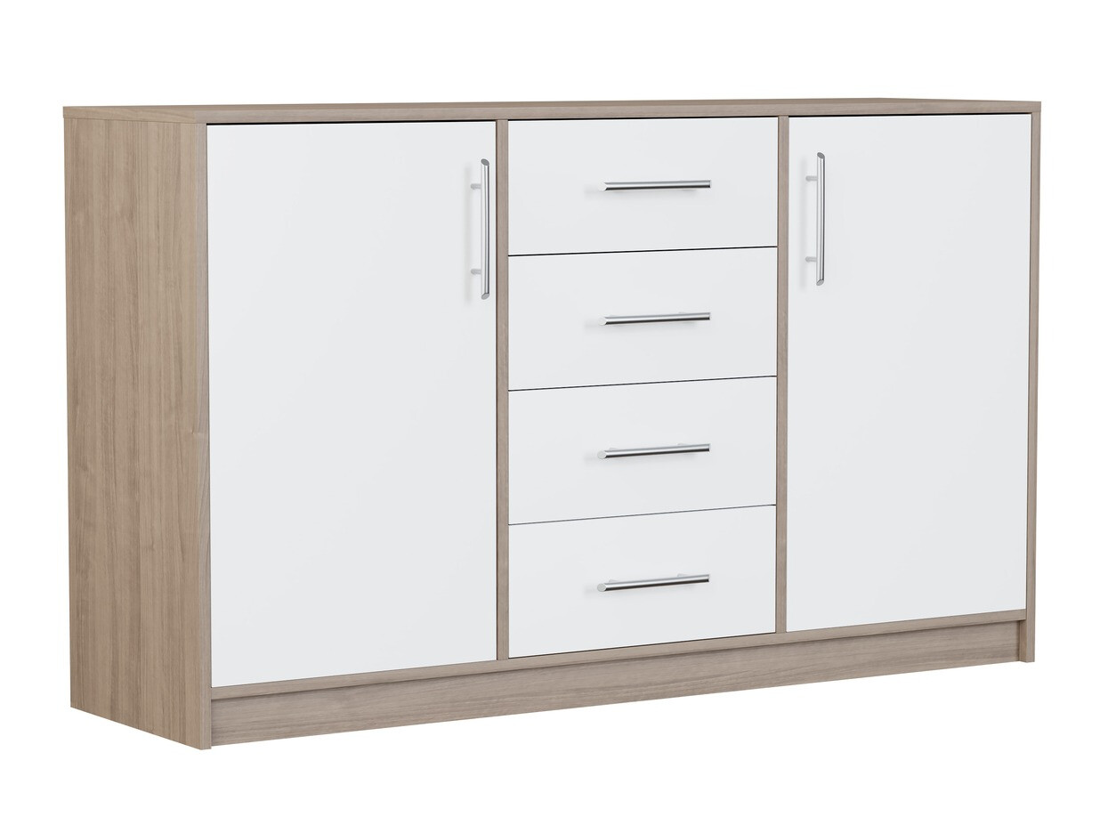 Скрин Cavmero 109 (Сонома дъб + Бял)