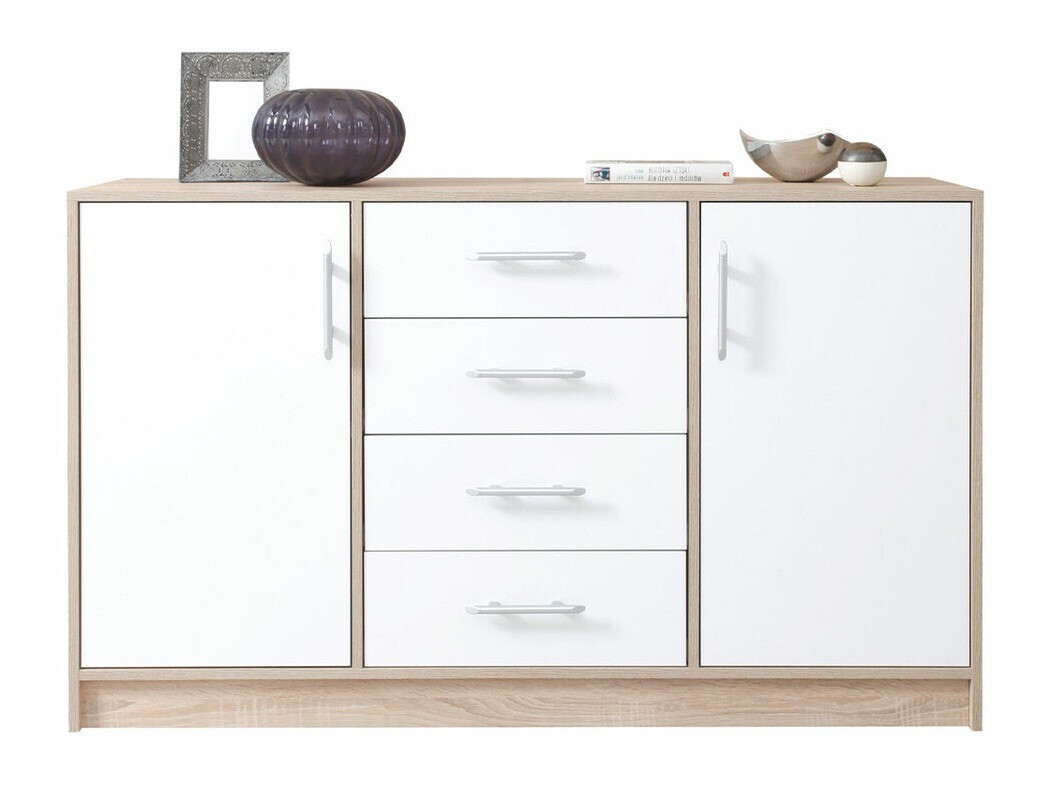 Скрин Cavmero 109 (Сонома дъб + Бял)