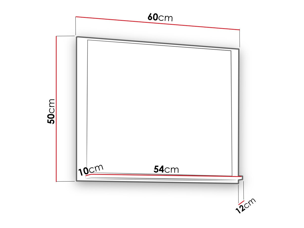 Огледало за баня Velum (Artisan дъб)