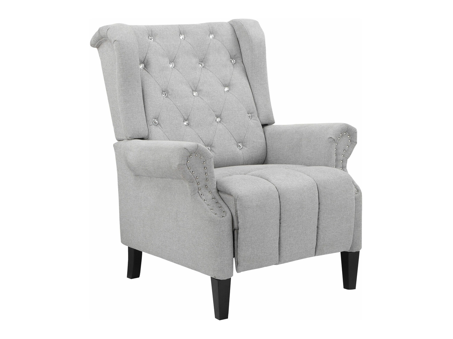 Реклайнер Denton 908 (Светло сив)