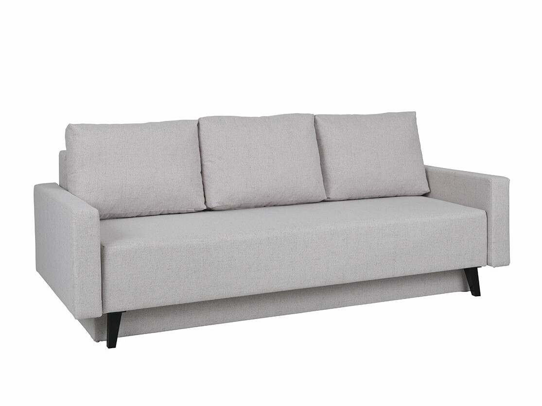 Разтегателен диван Delbene 129 (Aura 23 + Черен гланц)