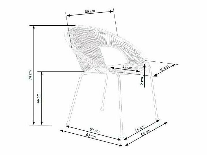 Градински стол Houston 446