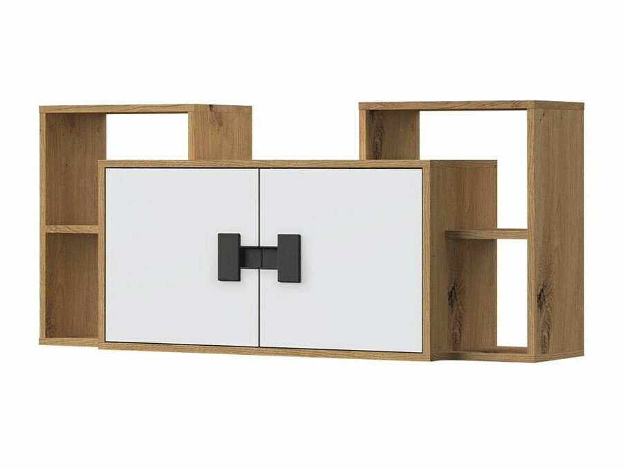 Окачен шкаф Florevi 107 (Матов бял + Artisan дъб)