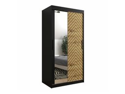 Гардероб Hartford 307 (Черен + Artisan дъб)