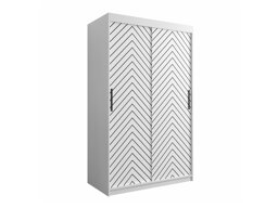 Гардероб Hartford 308 (Бял + Черен)