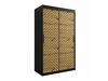Гардероб Hartford 308 (Черен + Artisan дъб)