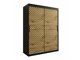 Гардероб Hartford 310 (Черен + Artisan дъб)