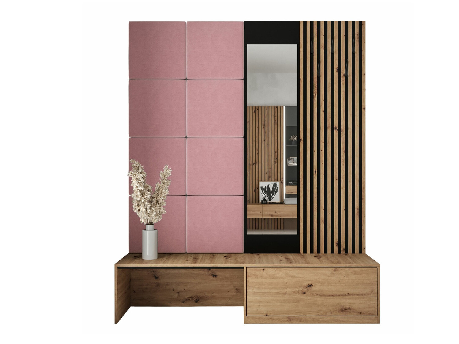 Комплект за антре Fabor (Artisan дъб + Manila 09)