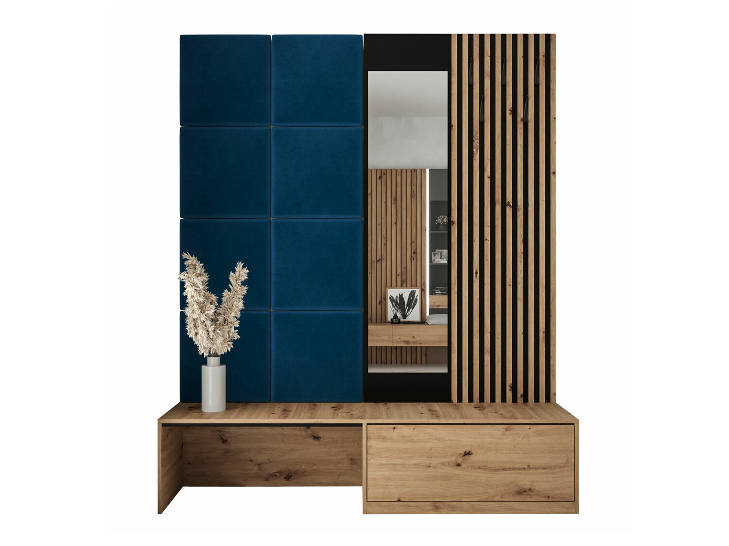 Комплект за антре Fabor (Artisan дъб + Manila 26)