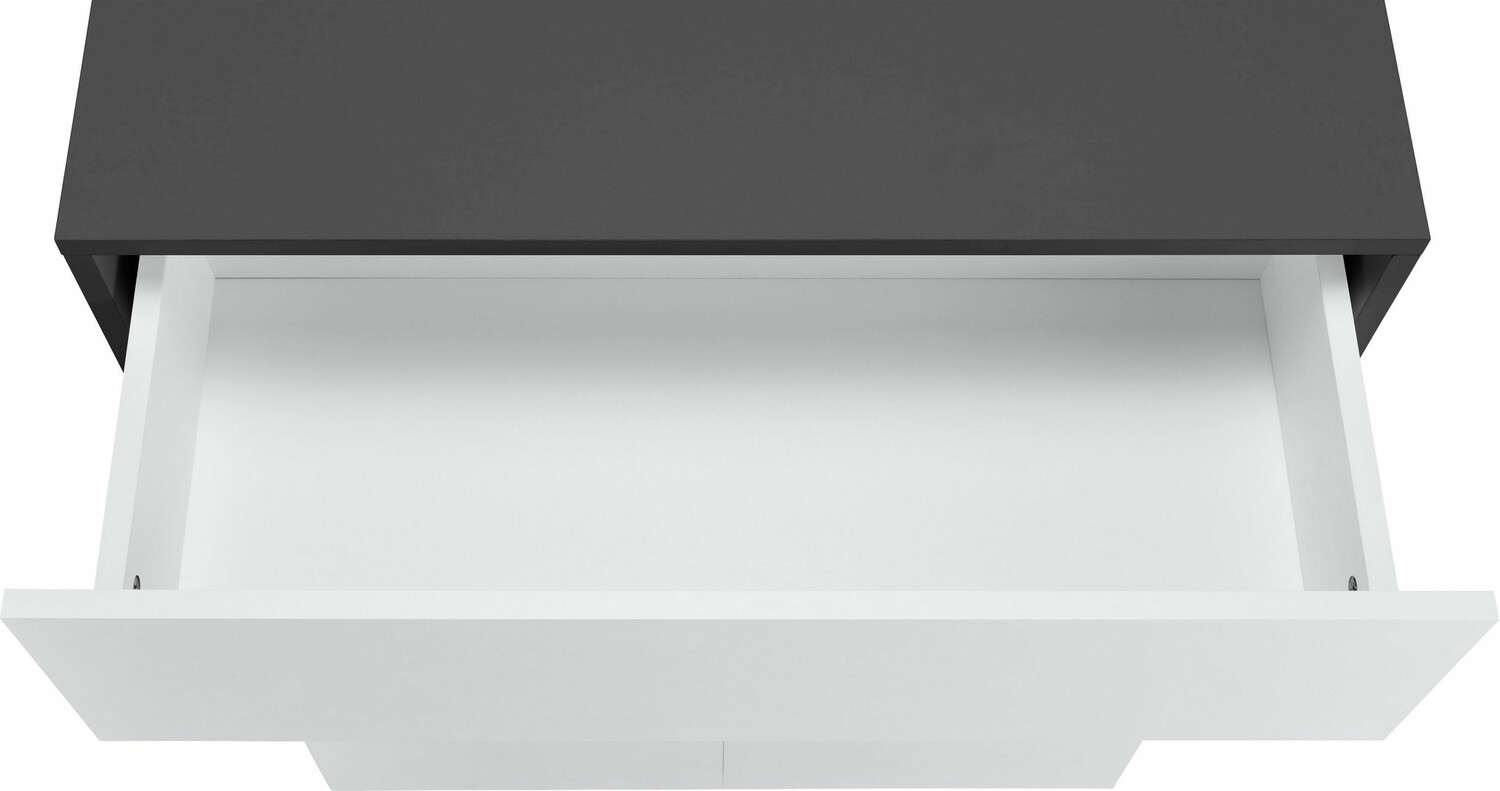 Стоящ шкаф за баня Soncamu 101 (Бял + Антрацит)