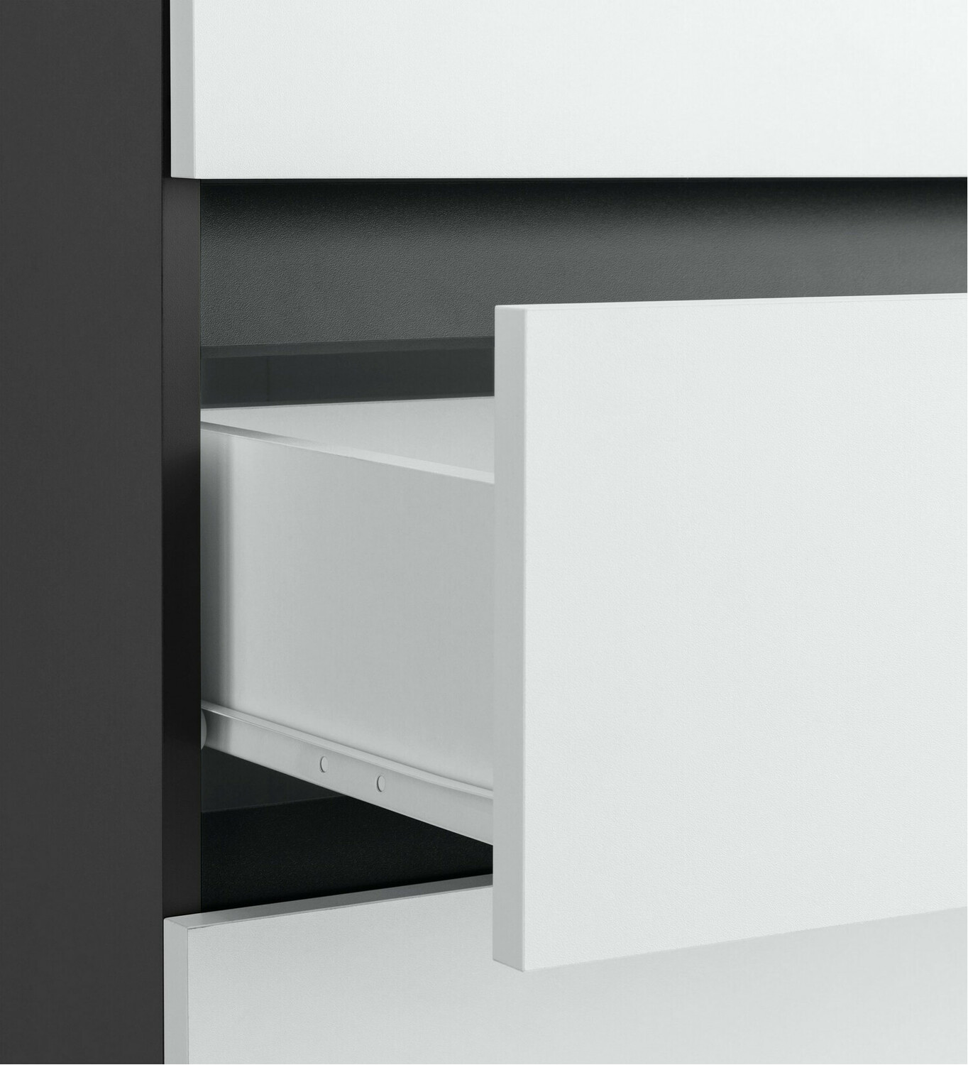 Стоящ шкаф за баня Soncamu 101 (Бял + Антрацит)