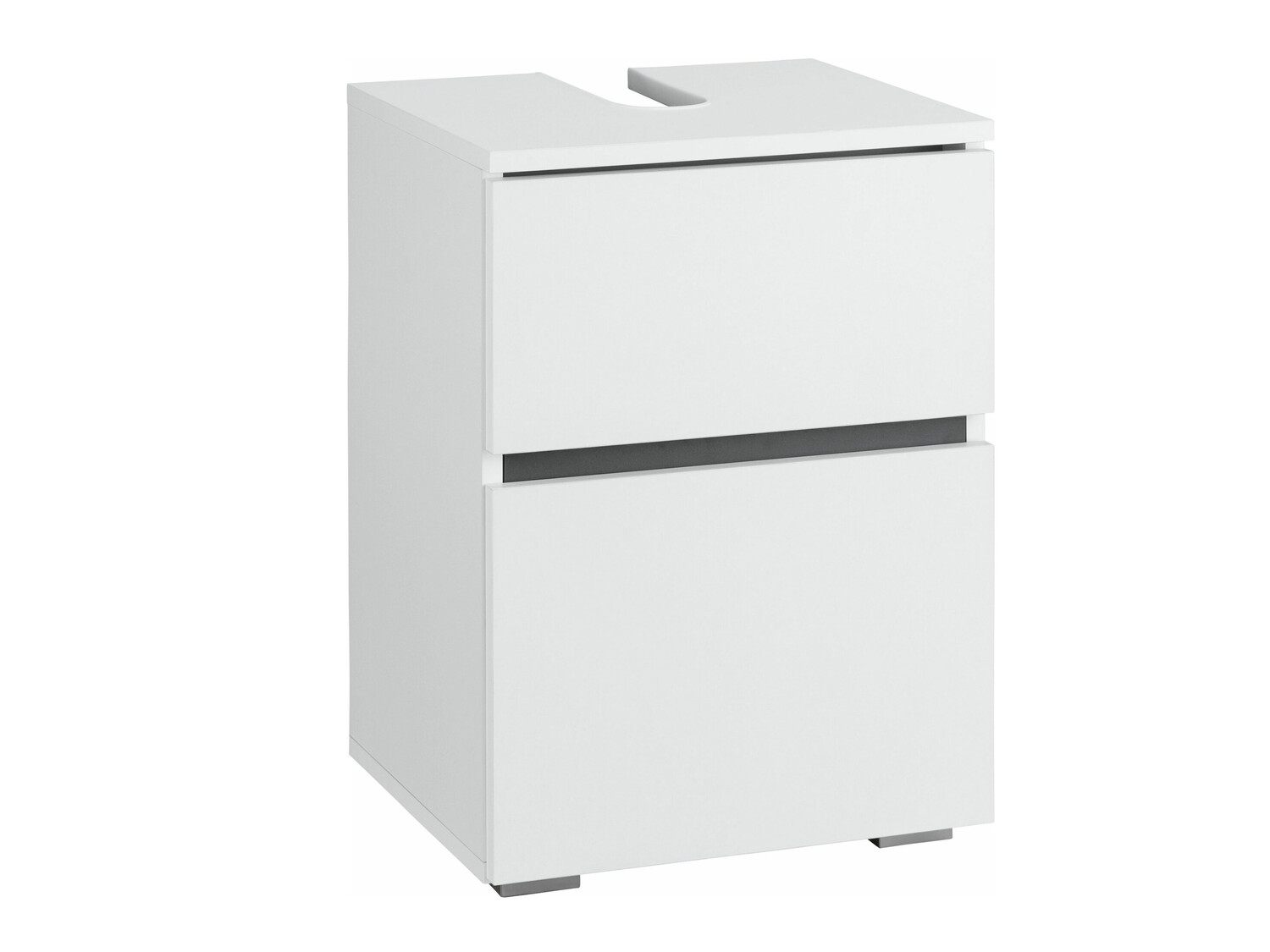 Стоящ шкаф за баня за мивка Soncamu 103 (Бял)