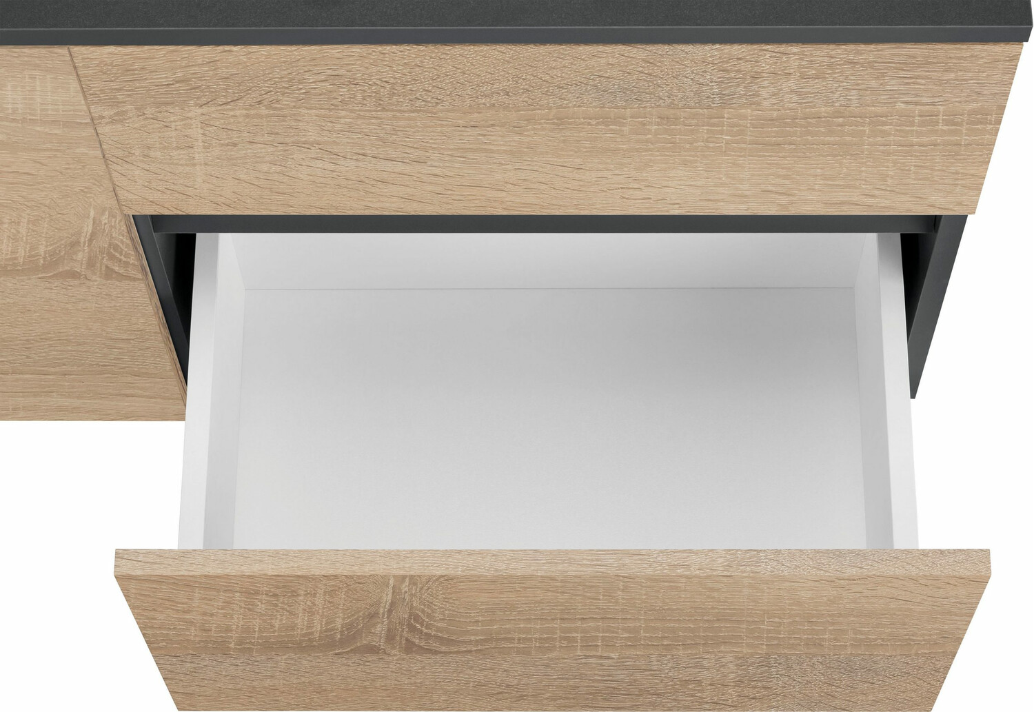 Окачен шкаф за мивка Soncamu 107 (Антрацит + Дъб)